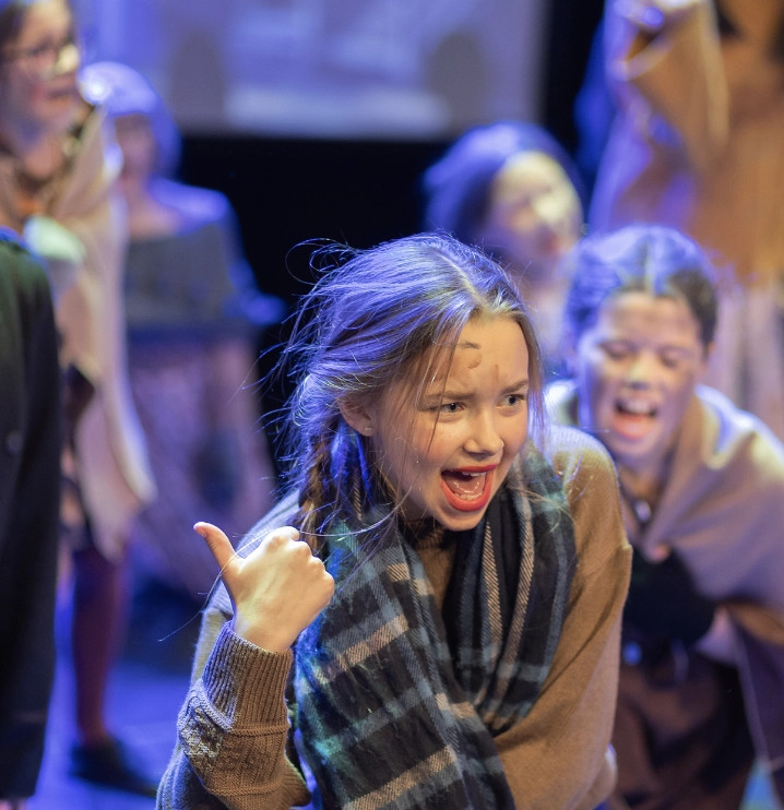 Years 4-7, Tuesdays at King David's High School, currently rehearsing for Shrek Jr!